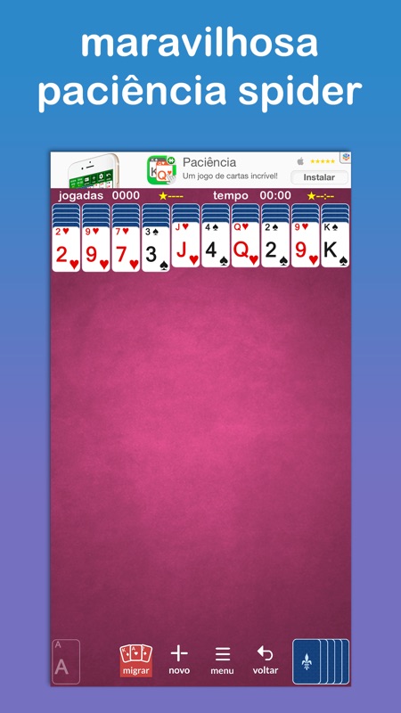 Paciência Spider - iSpider screenshot 1