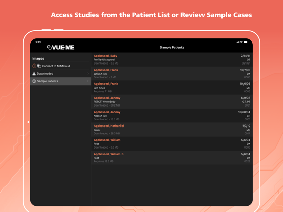 VueMe iPad screenshot 5 - Medical app