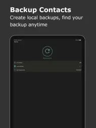 Export Contact to XLS PDF VCF ipad bilder 3