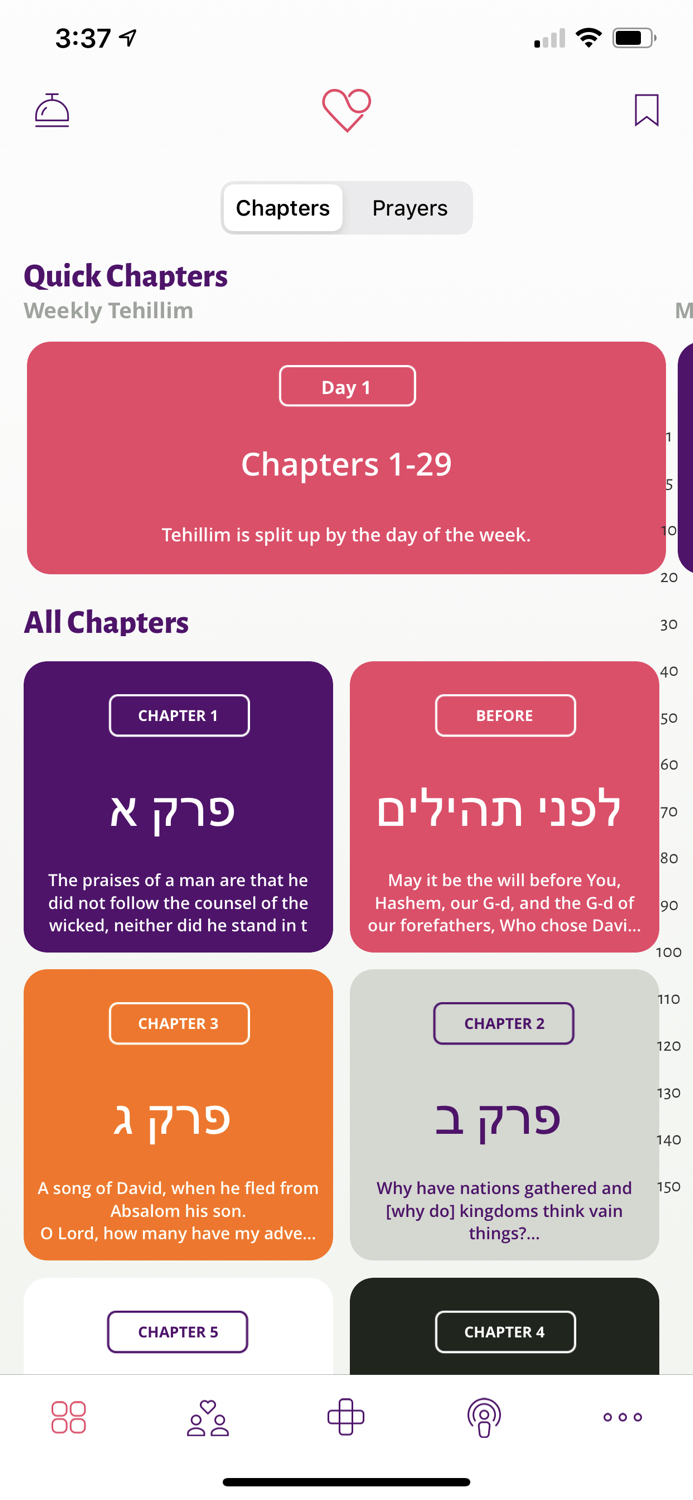One Tehillim