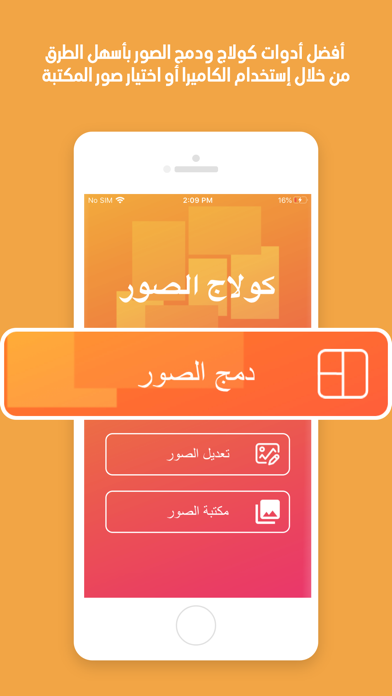 دمج الصور iPhone screenshot 6 - Photo & Video app