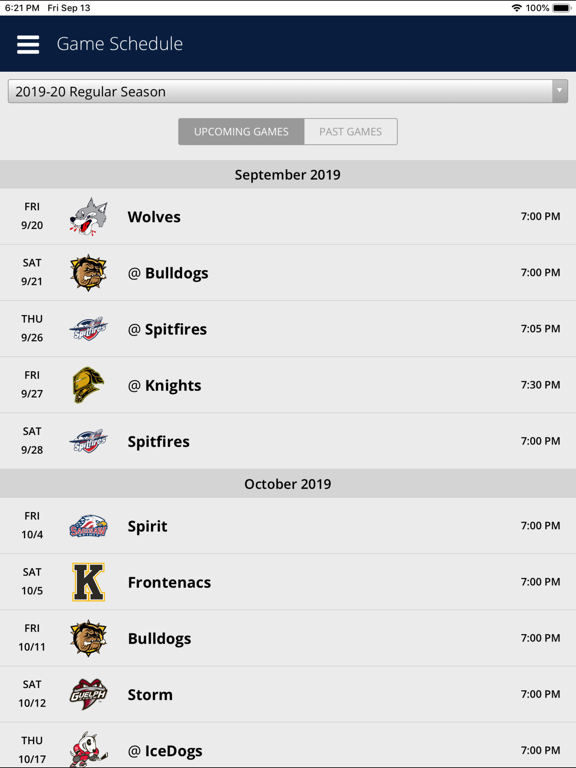 Erie Otters Mobile iPad screenshot 4 - Sports app