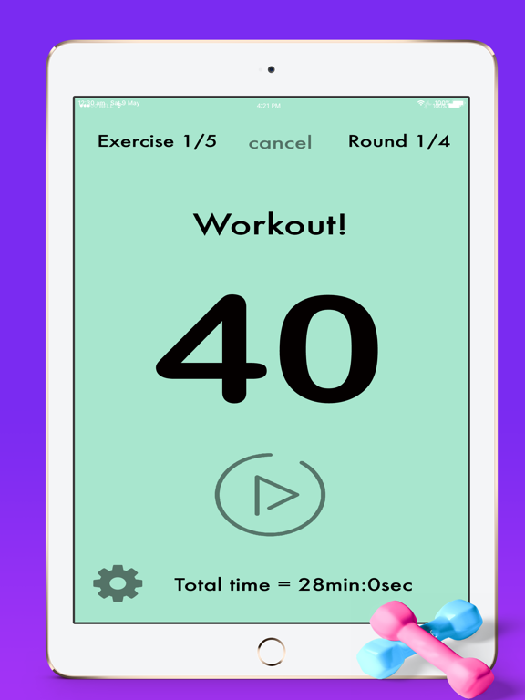 Screenshot #5 pour HIITimer Interval Workout
