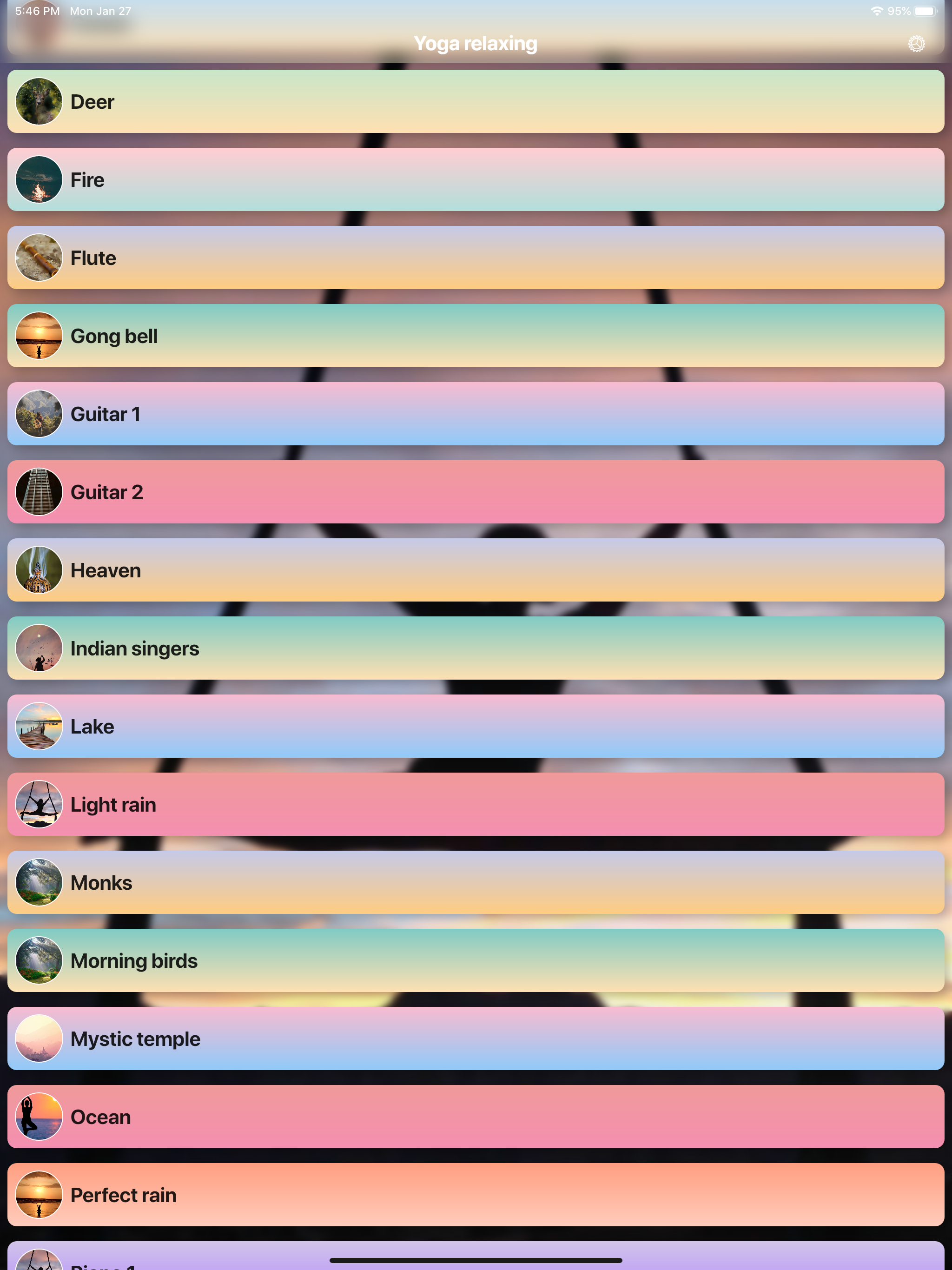 Yoga Relaxing sounds screenshot 7