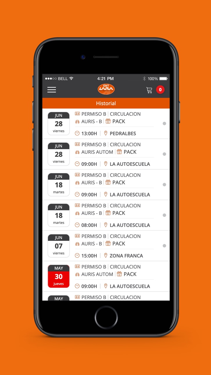 iPhone screenshot