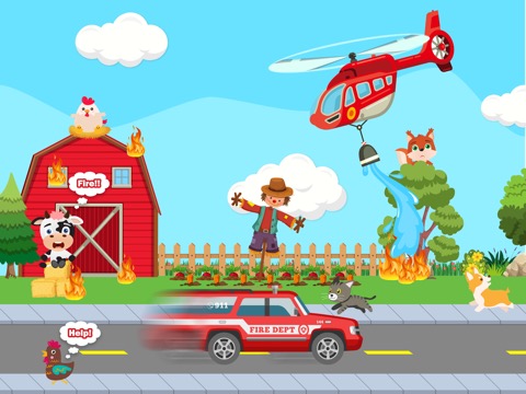 Firefighter: Fire Truck gamesのおすすめ画像10