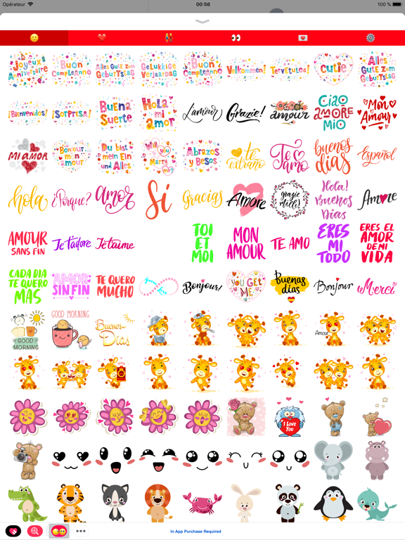 Screenshot #6 pour Emoji amour - Émoticône mignon