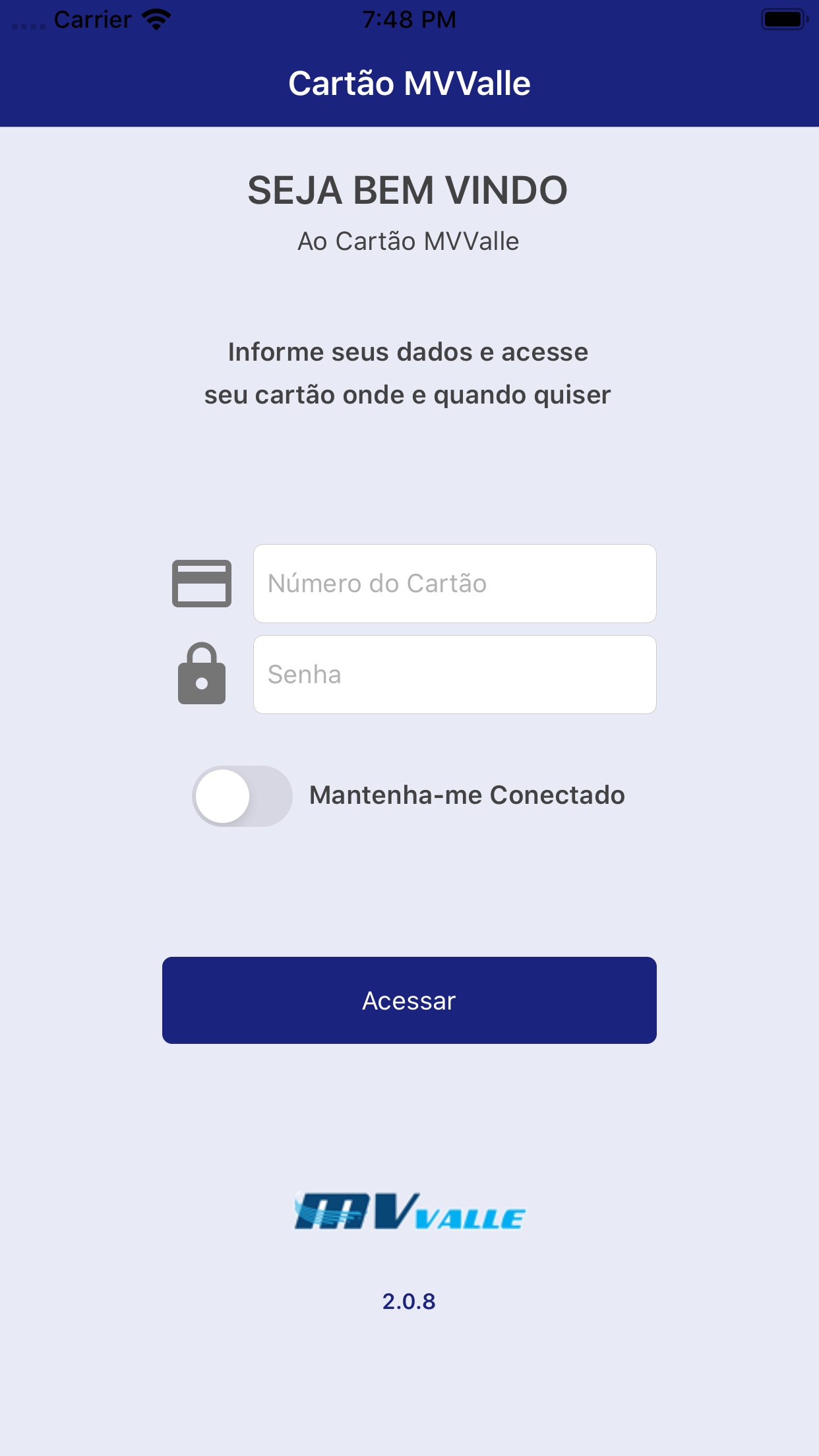 Screenshot 1 of Cartão MVValle