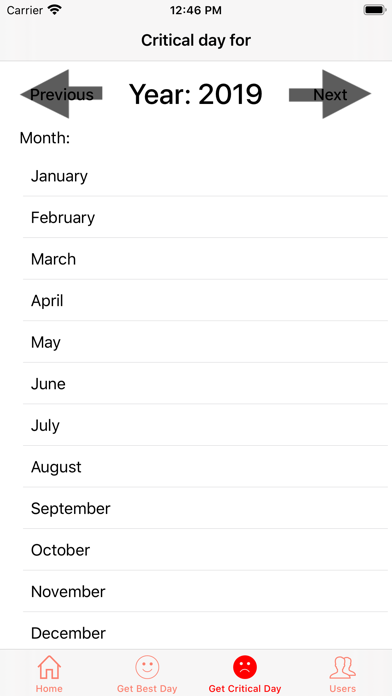 BioRhythm Horoscope Screenshot
