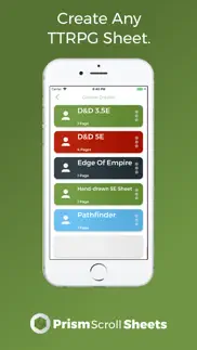 prismscroll sheets iphone screenshot 1