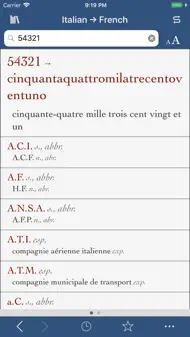 Ultralingua French-Italian iphone bilder 2