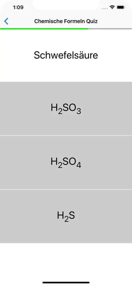 Chemische Formeln Quiz