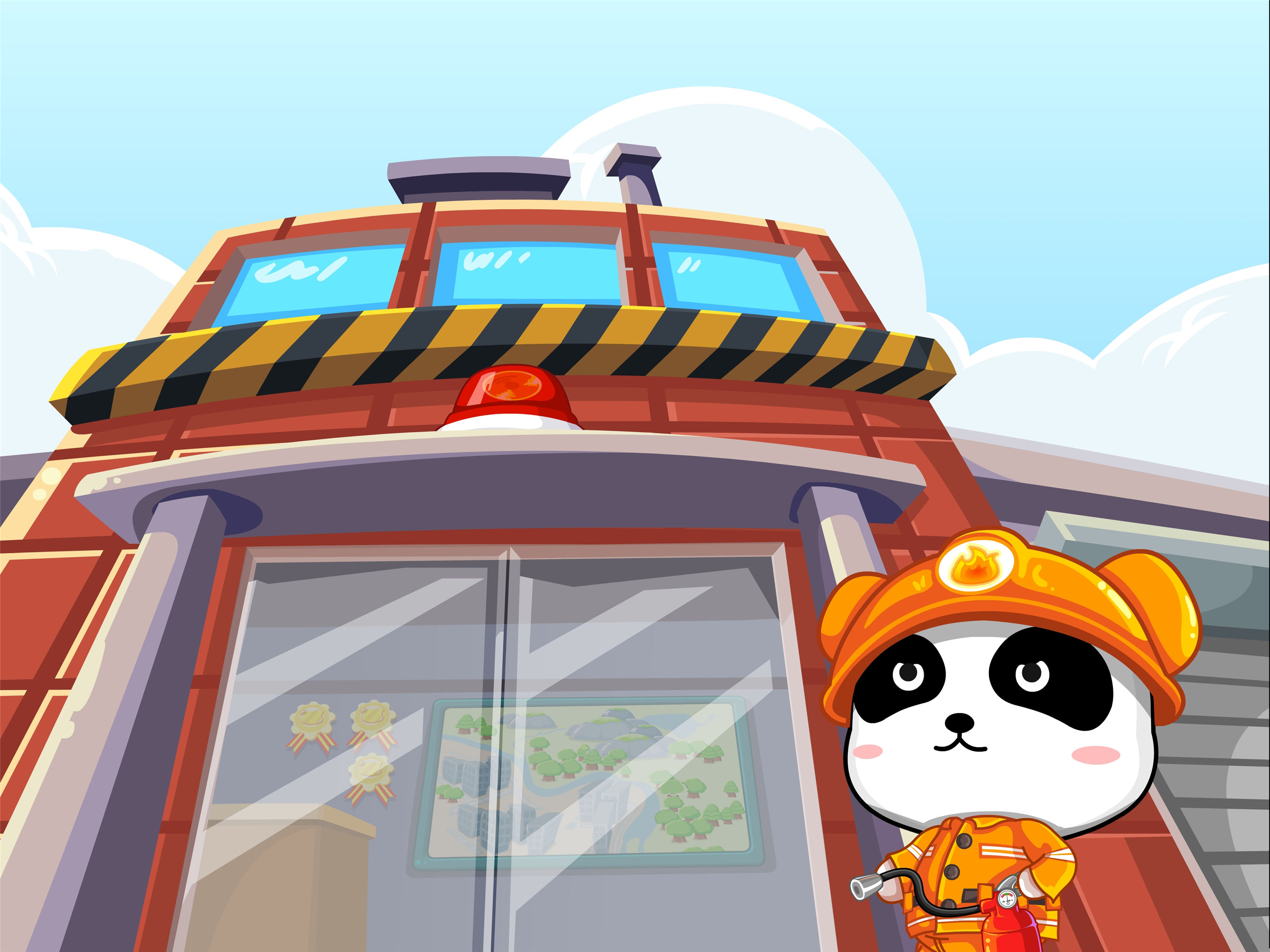 Little Panda Fireman