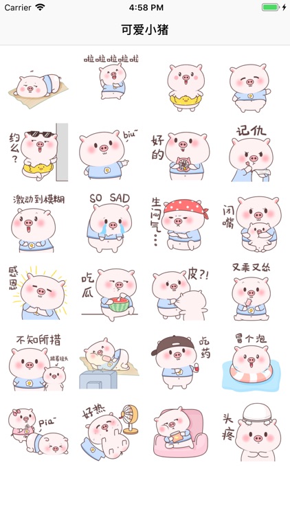 小猪表情包