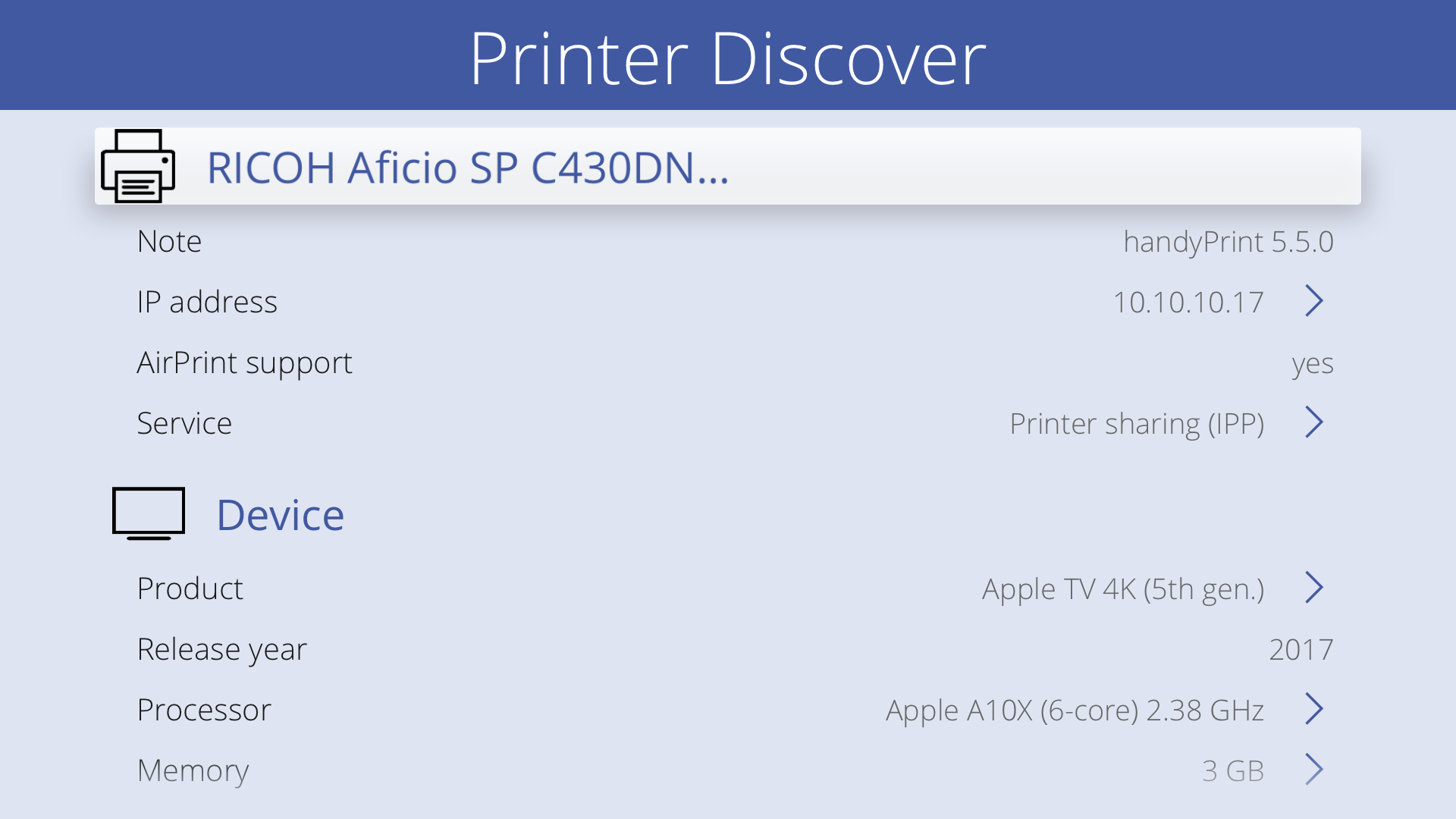 Printer Discover