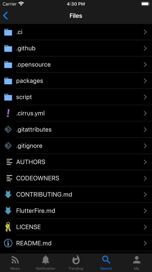 #2. GitTouch (iOS) 由: 荣剑 张