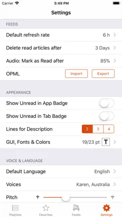 Legi (RSS Feed Reader) iPhone image 4