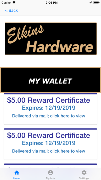 Elkins Hardware Rewards screenshot 4
