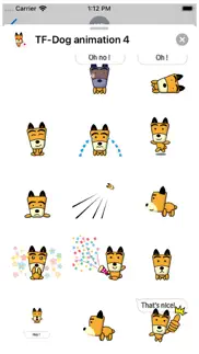 tf-dog animation 4 stickers iphone screenshot 4