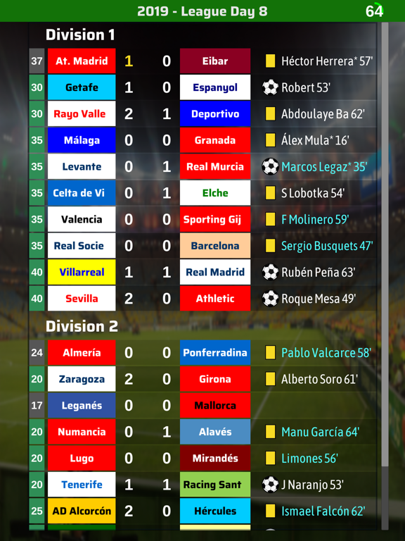 Screenshot #4 pour Elifoot 19 PRO