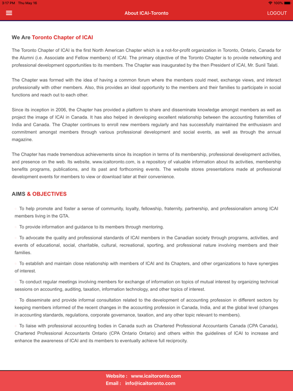 Screenshot #4 pour ICAI Toronto