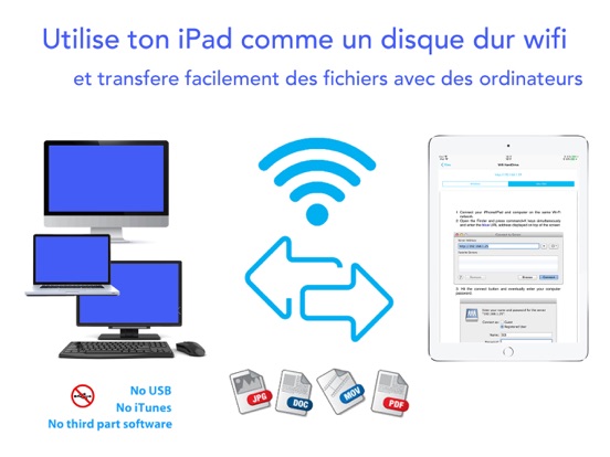 Screenshot #4 pour AirDrive - Disque Dur Wifi