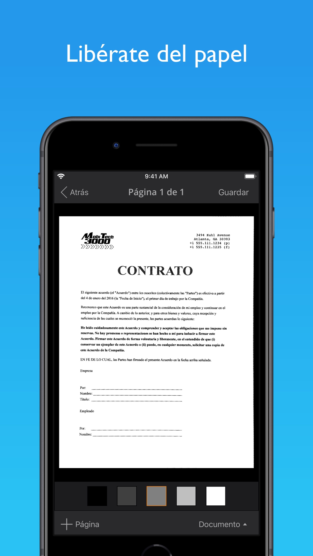 Screenshot 2 of JotNot Escáner Pro