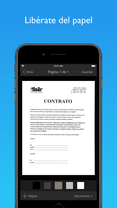 JotNot Escáner Pro App Store preview screenshot 2