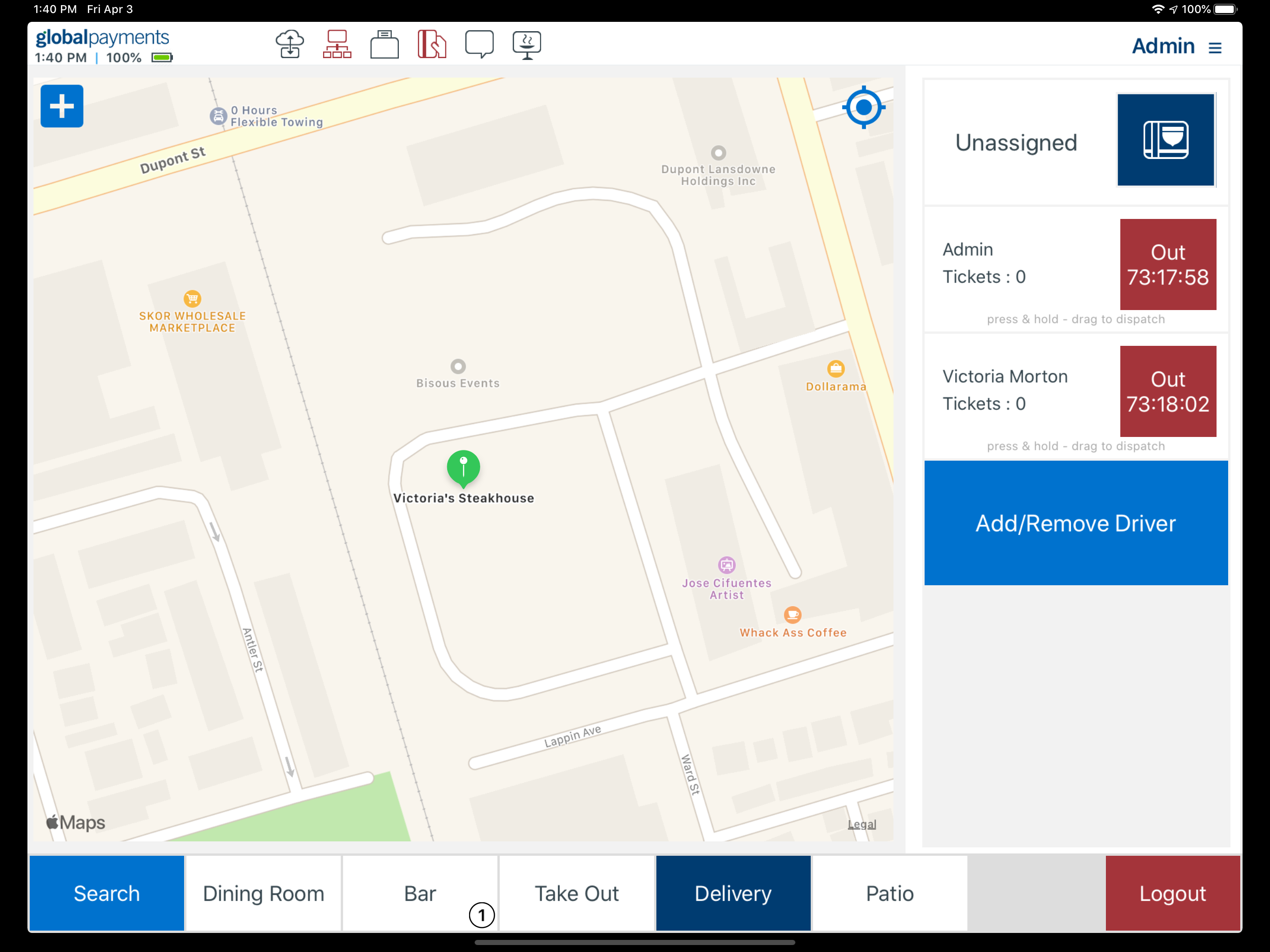 Global Payments Restaurant screenshot 3