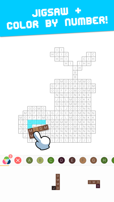 Screenshot #1 pour Pixsaw: Pixel Jigsaw Puzzle