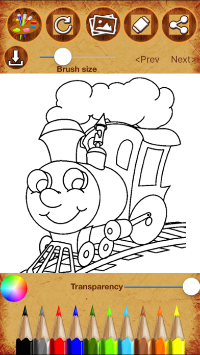 Screenshot #3 pour Kids coloring & drawing Book