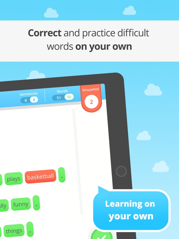 EASY peasy: Spelling (EDU) iPad screenshot 8 - Education app