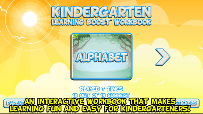 Kindergarten - Workbook Screenshot