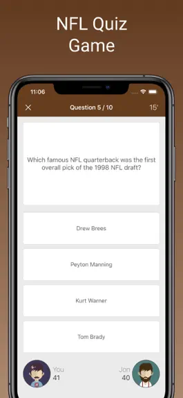 Game screenshot Fan Quiz for NFL mod apk
