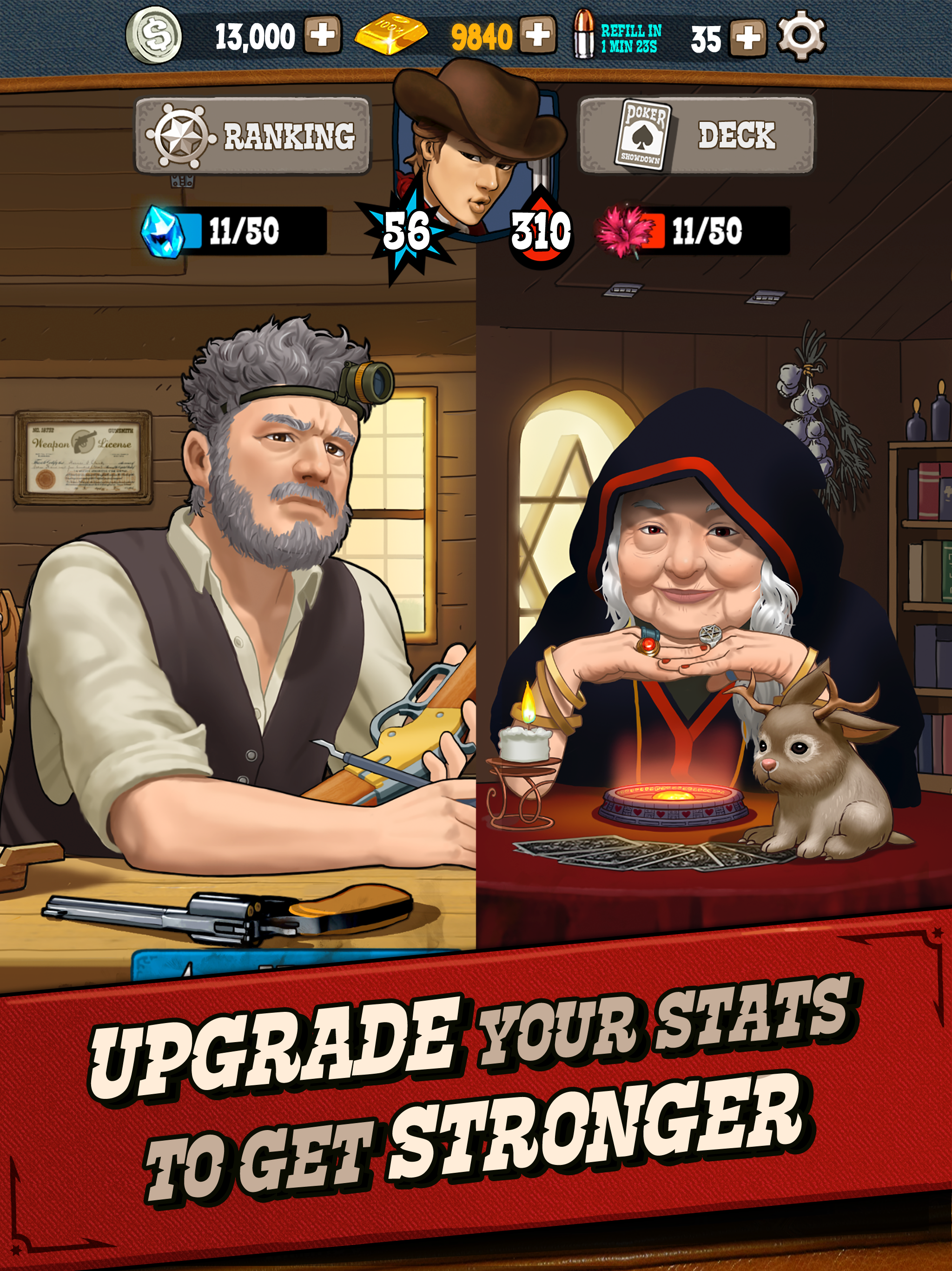 Poker Showdown: Wild West Duel