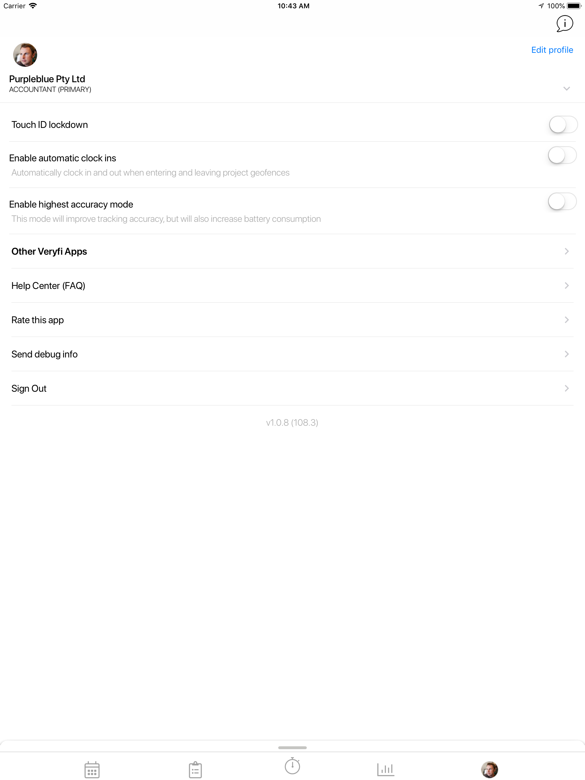 Timesheets Time Tracker screenshot 8