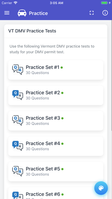 Vermont DMV Practice Test Screenshot 6 of 10