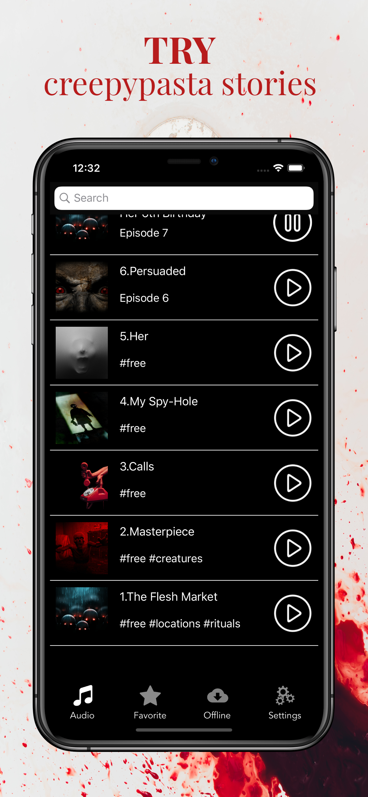Creepypasta Scary Stories App