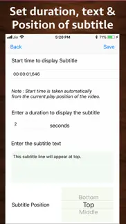 video subtitle hardcoder iphone screenshot 3