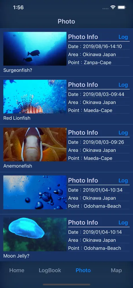 Diving Log - Scuba Logbook