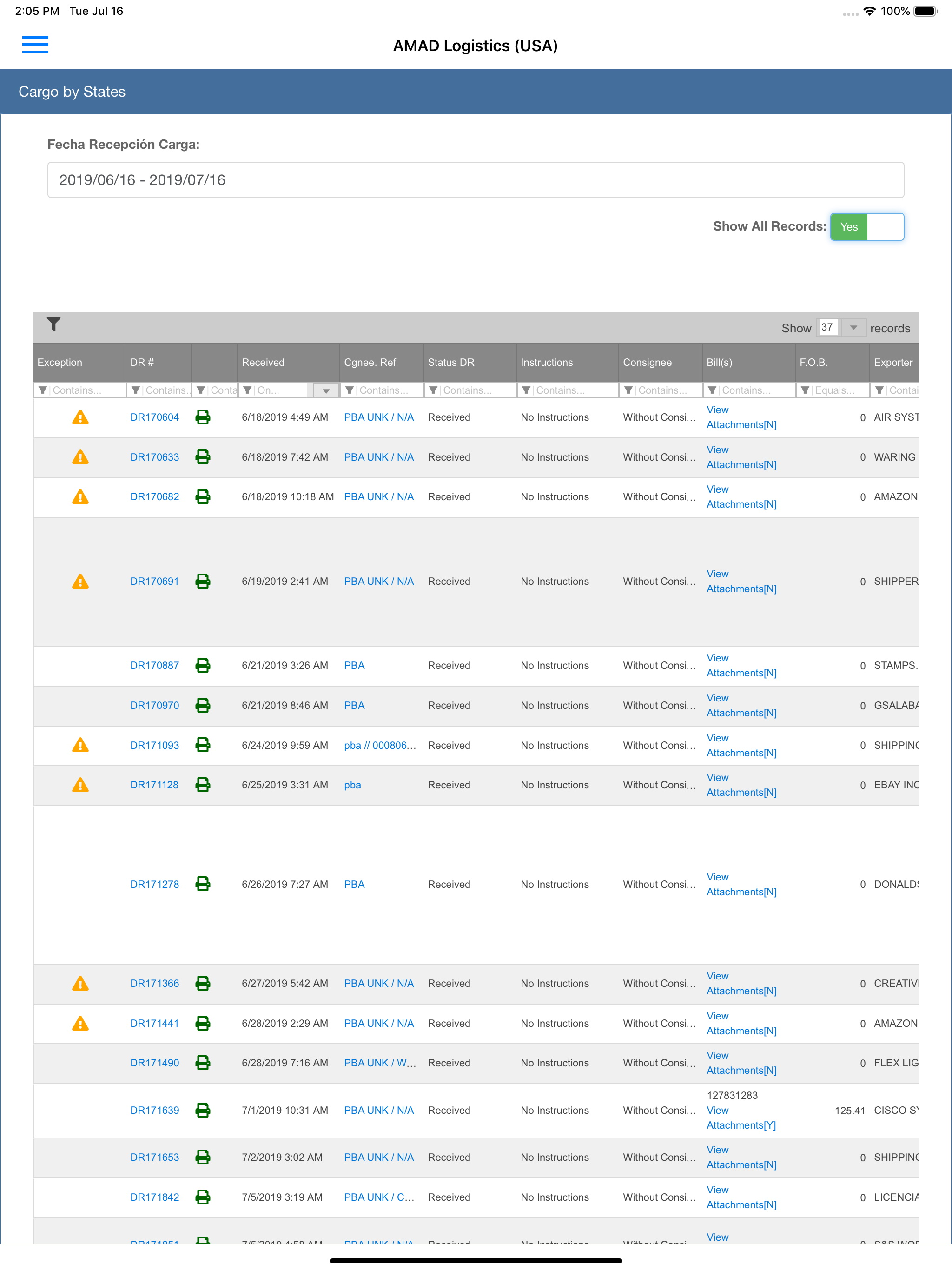 AMAD Logistics screenshot 6