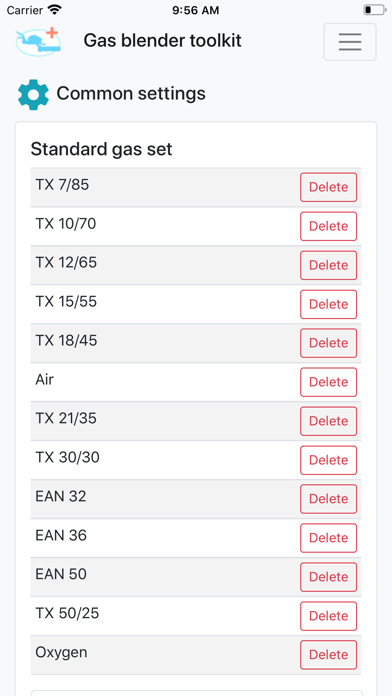 Gas blender toolkit Screenshot