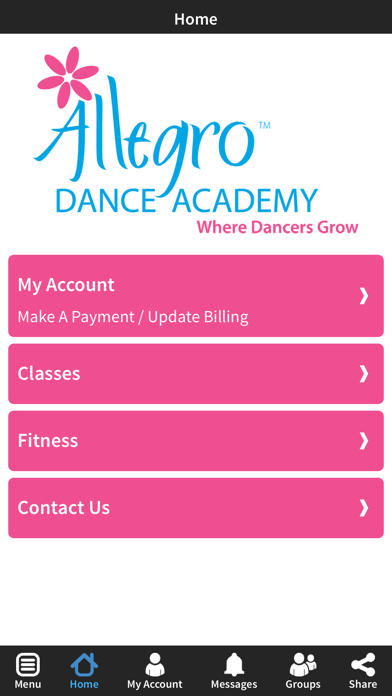 Screenshot #2 pour Allegro Dance Academy