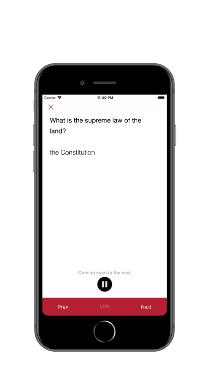 U.S. Civics Test with Audio