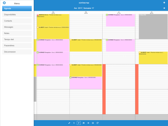 Screenshot #6 pour WZ-Agenda Mobile