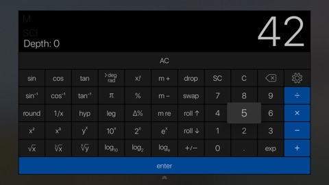 Screenshot #2 for PCalc TV