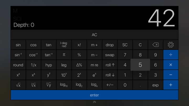 Screenshot #2 pour PCalc TV
