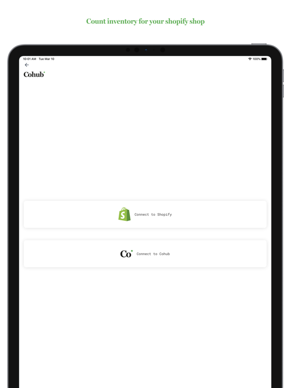 Cohub Inventory iPad screenshot 4 - Business app
