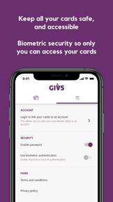 Givs - Loyalty & Reward Cards screenshot