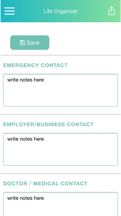Life Organizer & Estate Plan